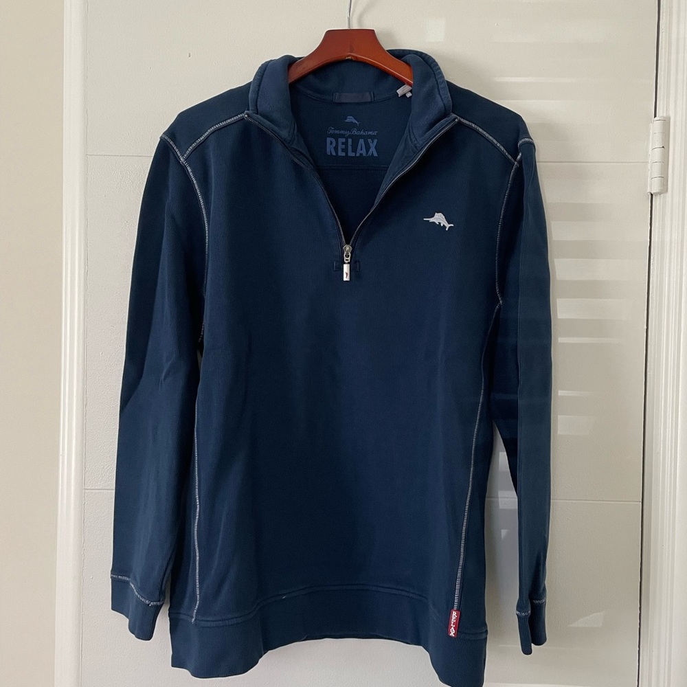 Men's Tommy Bahama Relax Navy 1/4 Zip